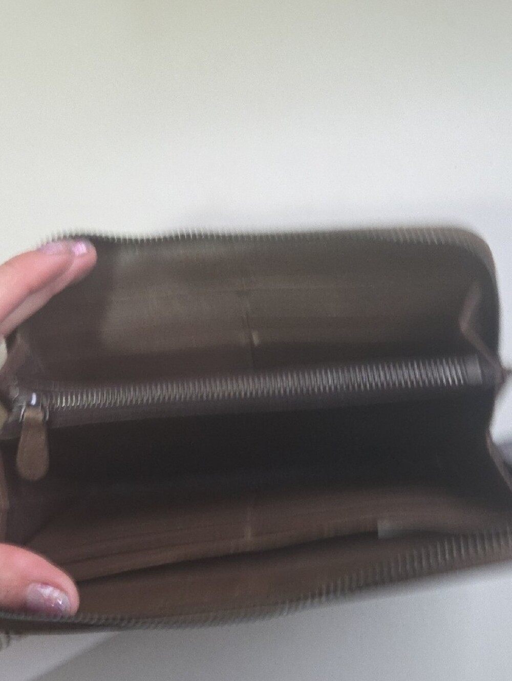Bottega Veneta Woven Leather Zip Wallet - Brown - Picture 5 of 8